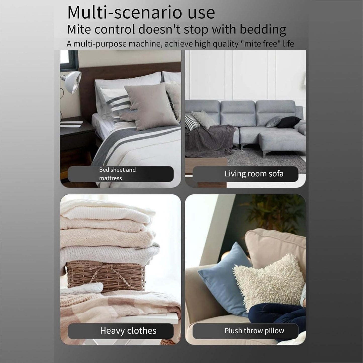 Cordless UV Mite Removal Vacuum Cleaner – Deep Cleaning for Bed & Sofa (Breathe & Sleep Better)