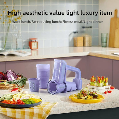 Smart CutPro 4-in-1 Electric Salad Maker Professional Vegetable Slicer & Shredder with Stainless Steel Blades