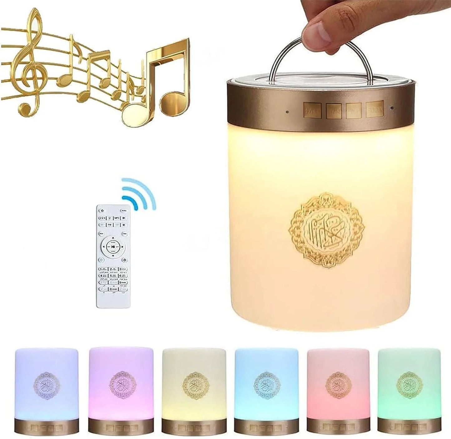 Portable Quran Speaker with Touch Lamp SQ112