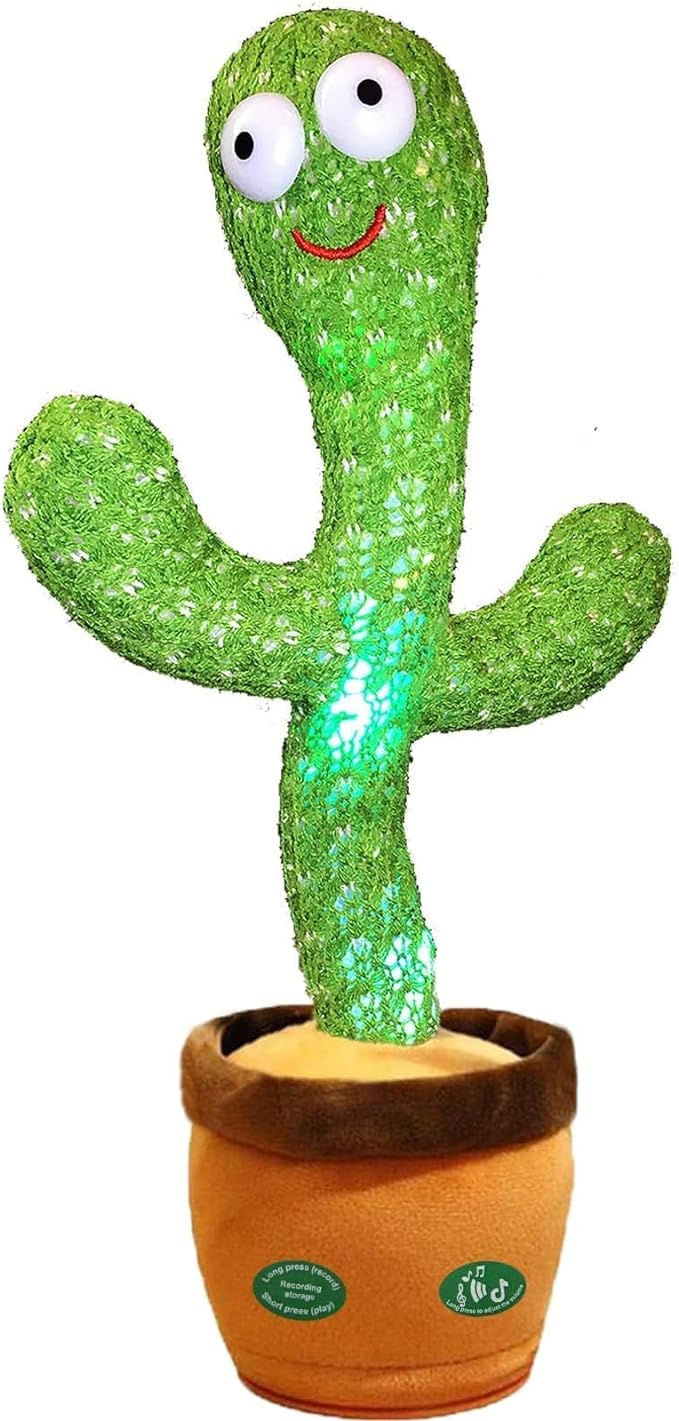 Dancing Cactus Talking & Mimicking Musical Toy