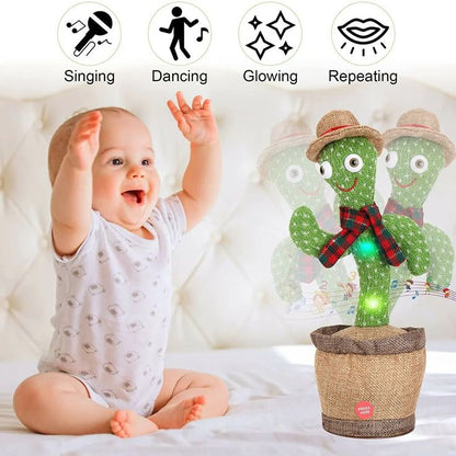 Dancing Cactus Talking & Mimicking Musical Toy