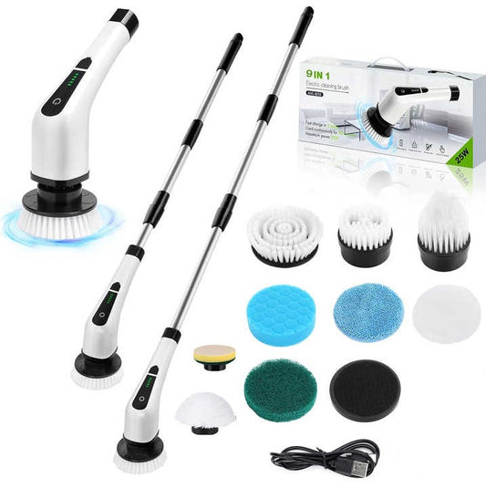 5-in-1 Multifunctional Electric Cleaning Brush – Scrub Without Effort